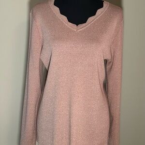 Cable & Gauge Pink Long Sleeve Tee